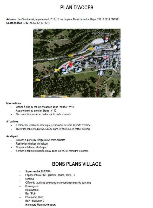 Appartement Montchavin La Plagne Bagian luar foto